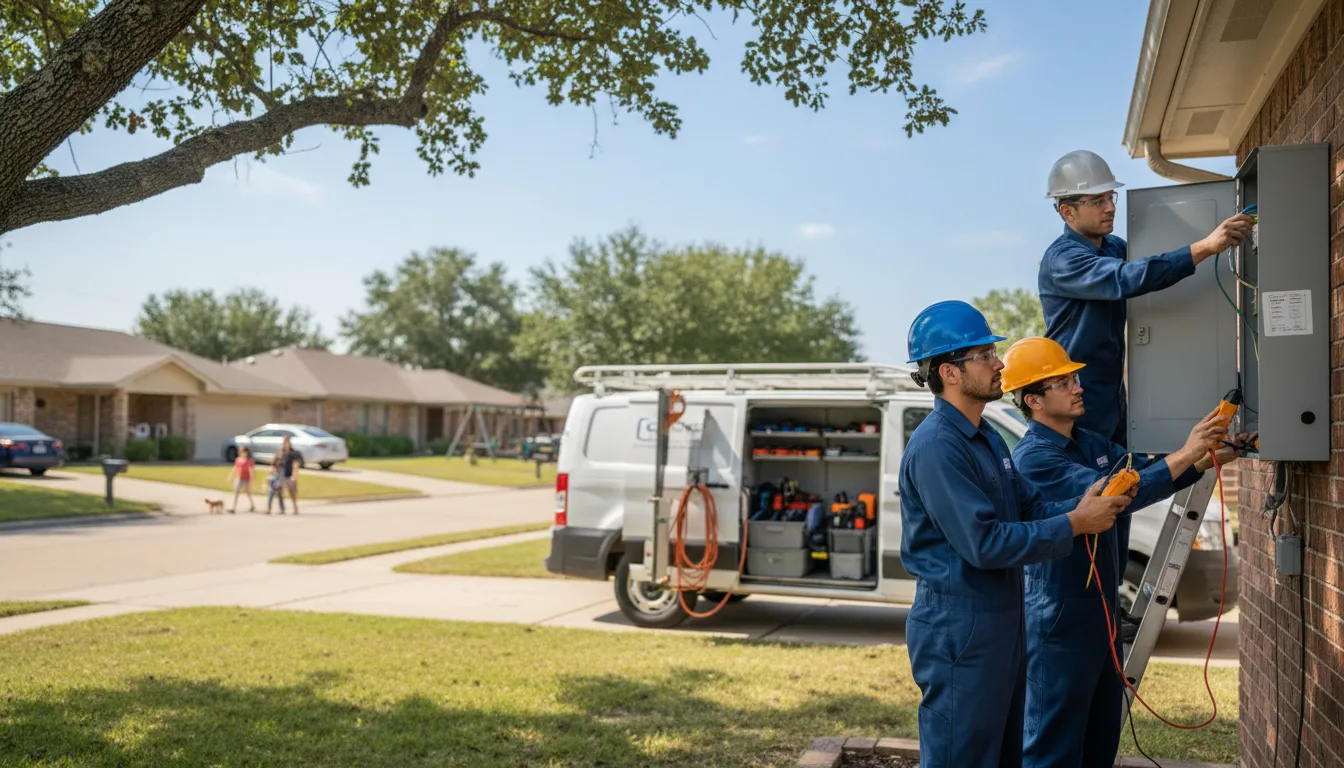 Certified electrician providing emergency electrical services in Albia, IA